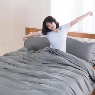 Комплект постільної білизни Tonight Bed Linens Gray 220x240